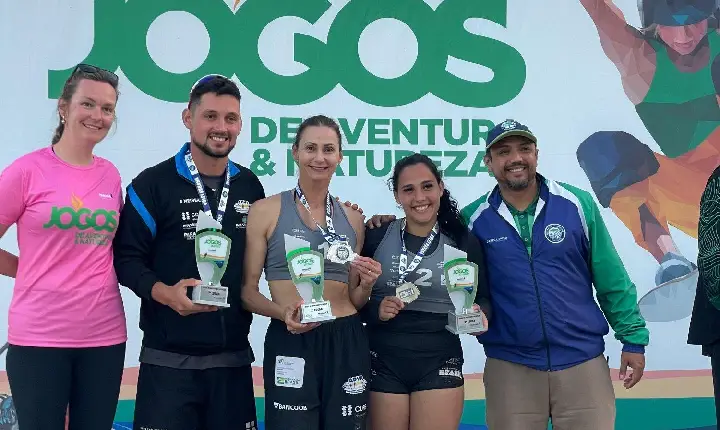 ATLETA DUOVIZINHENSE ESTREIA E BRILHA NO CAMPEONATO PARANAENSE DE VÔLEI DE PRAIA