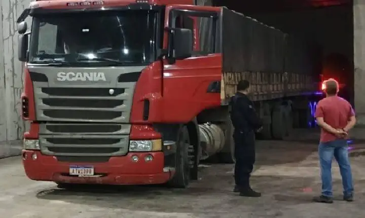 Caminhoneiro foi preso com carga de fertilizante adulterada que teria como destino Dois Vizinhos