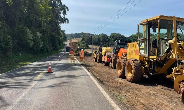 COMEÇA A RESTAURAÇÃO DA RODOVIA ENTRE DOIS VIZINHOS E FRANCISCO BELTRÃO