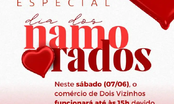 Comércio funciona até as 15h neste sábado