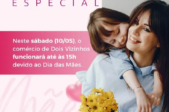 Comércio terá horário estendido neste sábado