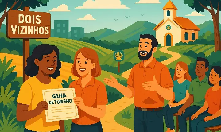 DOIS VIZINHOS INVESTE EM GENTE PARA RECEBER O MUNDO