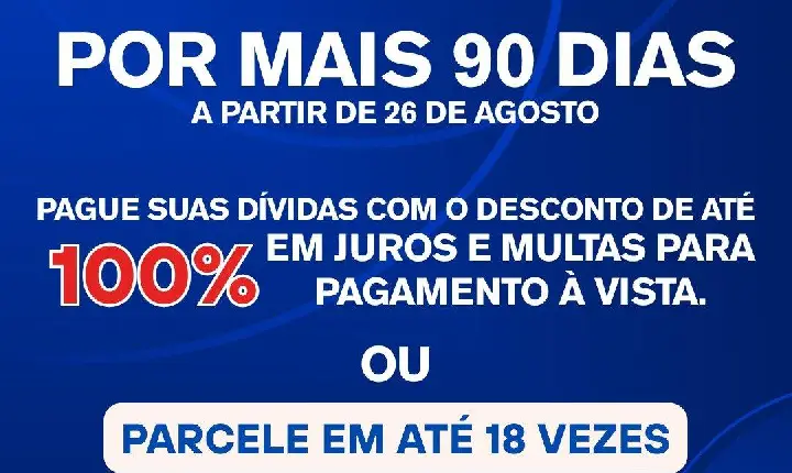 REFIS 2025 É PRORROGADO POR MAIS 90 DIAS EM DOIS VIZINHOS