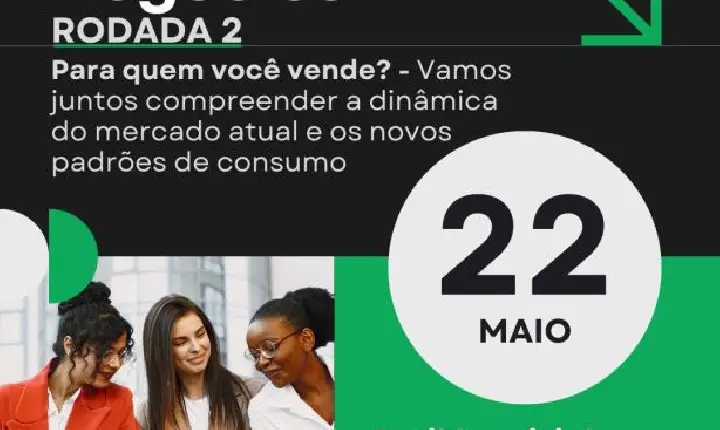 Segunda etapa do Bate Papo & Negócios acontece nesta quinta-feira
