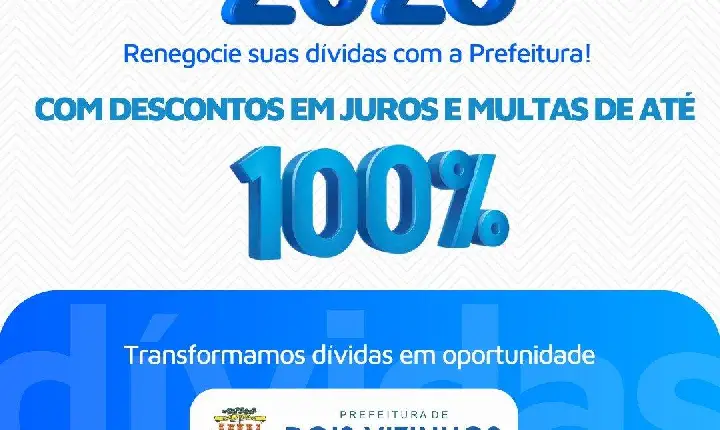 ÚLTIMOS DIAS PARA APROVEITAR O REFIS-DV 2025 E REGULARIZAR SUAS DÍVIDAS COM O MUNICÍPIO