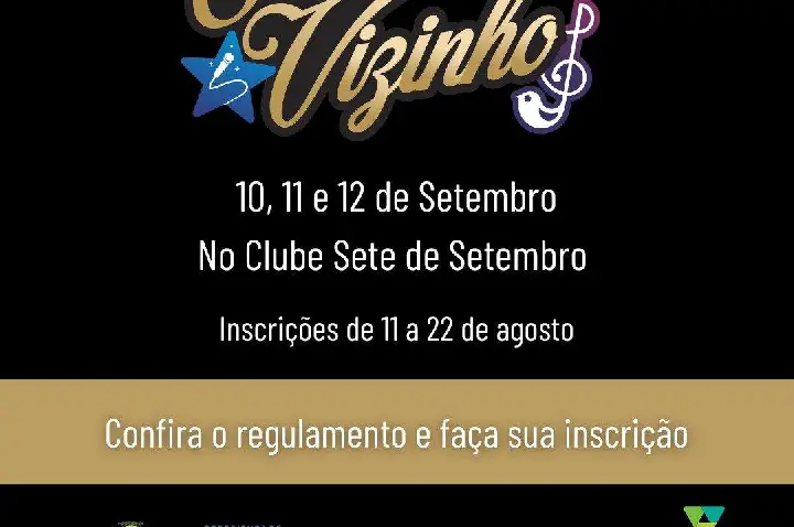 VEM AÍ O BRILHO E A EMOÇÃO DO III CANTAVIZINHO