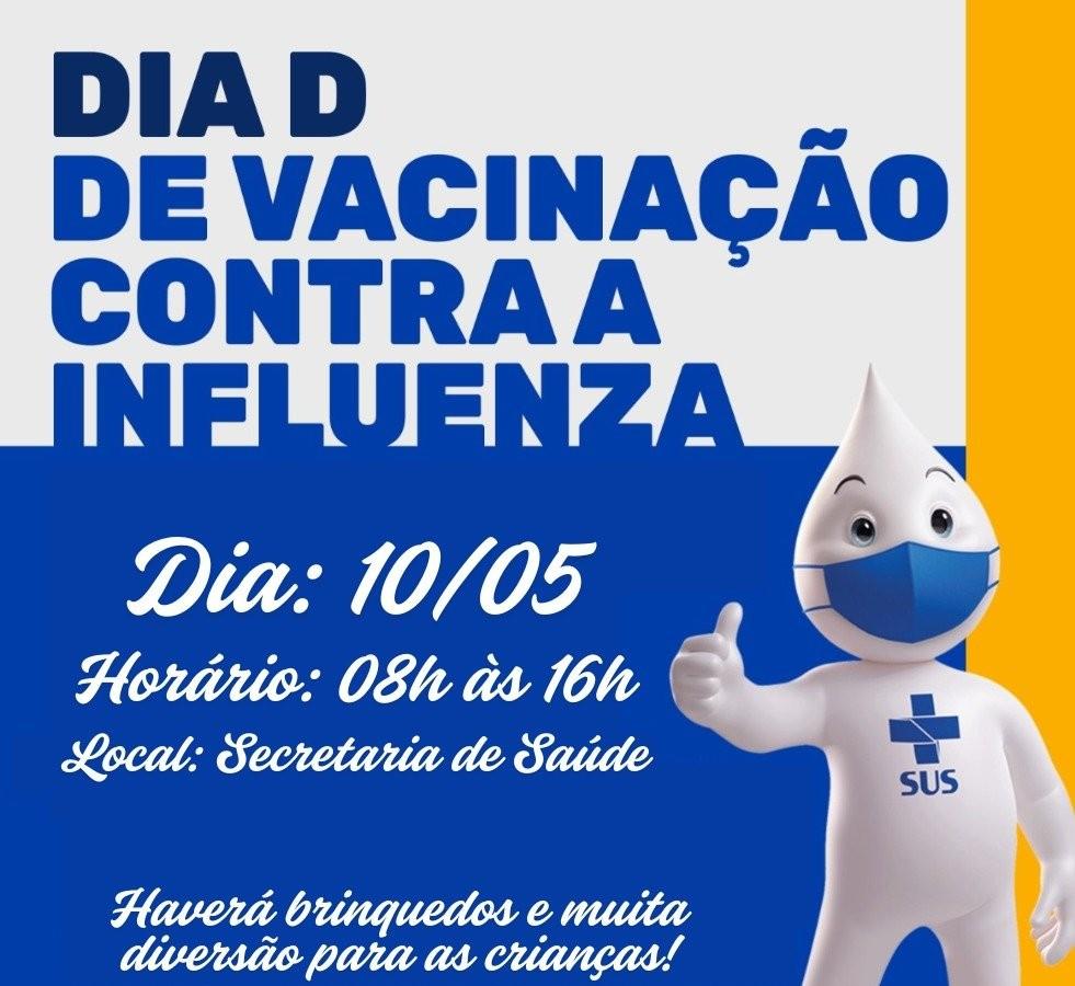 10 DE MAIO: DIA D DA VACINA DA GRIPE EM DOIS VIZINHOS!