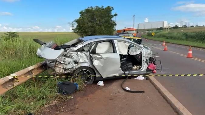 Empresários de Francisco Beltrão sofrem acidente na BR-369 e filho morre