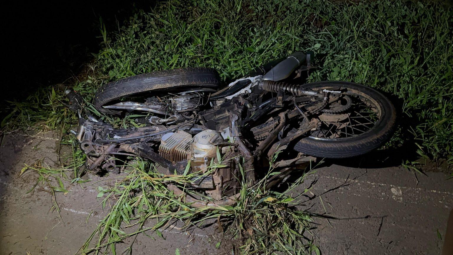 Jovem de 19 anos morre após colisão entre motocicleta e automóvel