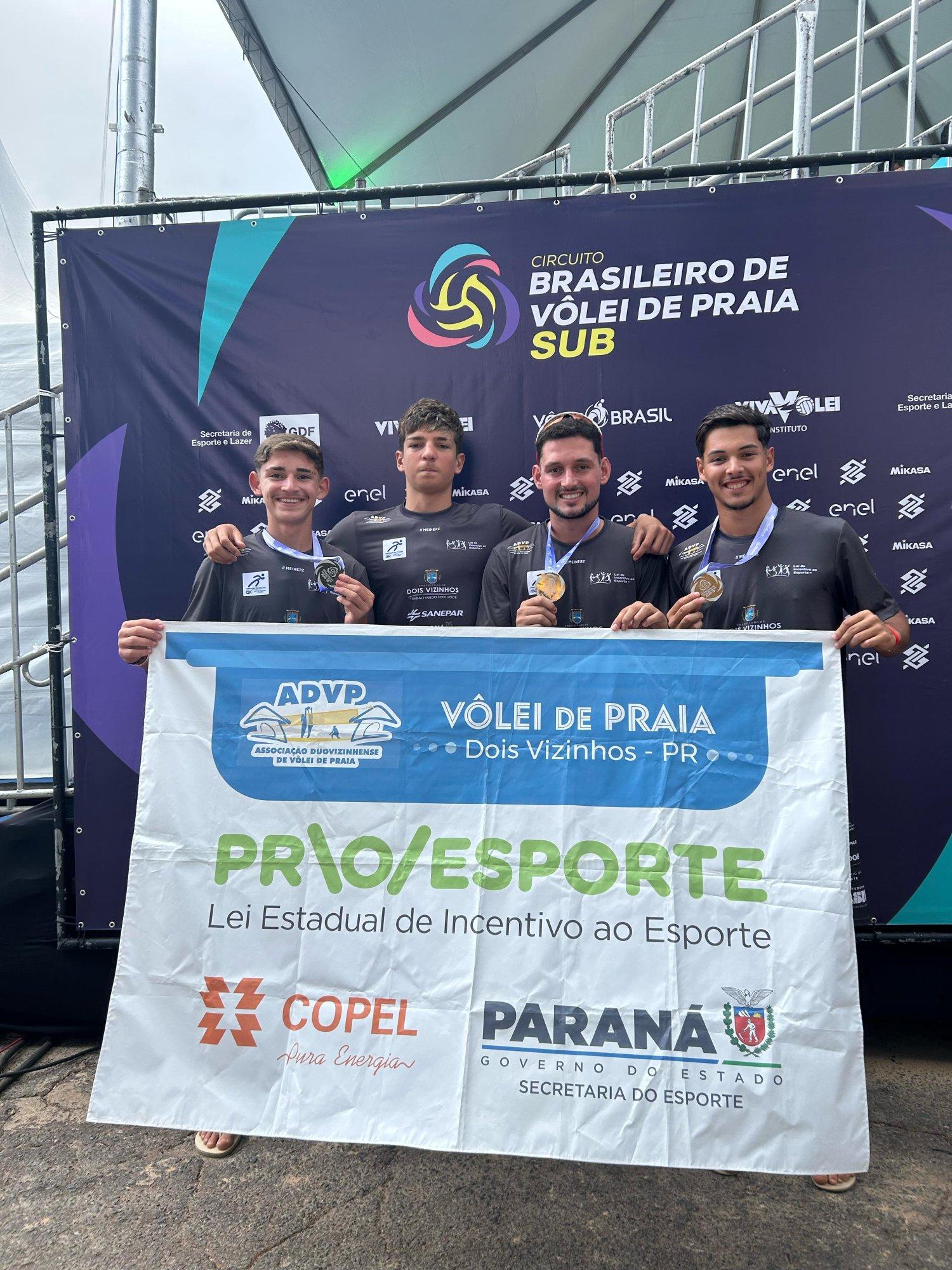 VÔLEI DE PRAIA SUB-19 BRILHA NO BRASILEIRÃO