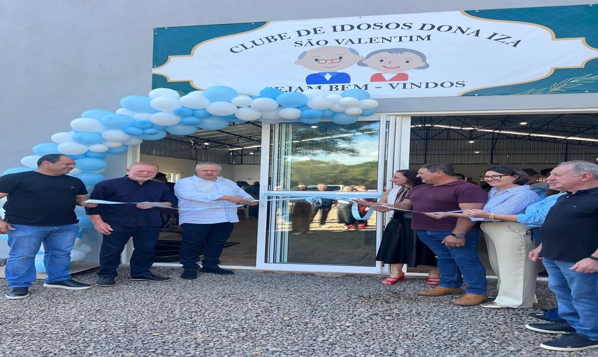 NOVA SEDE DO CLUBE DE IDOSOS “DONA IZA” É INAUGURADA EM SÃO VALENTIM