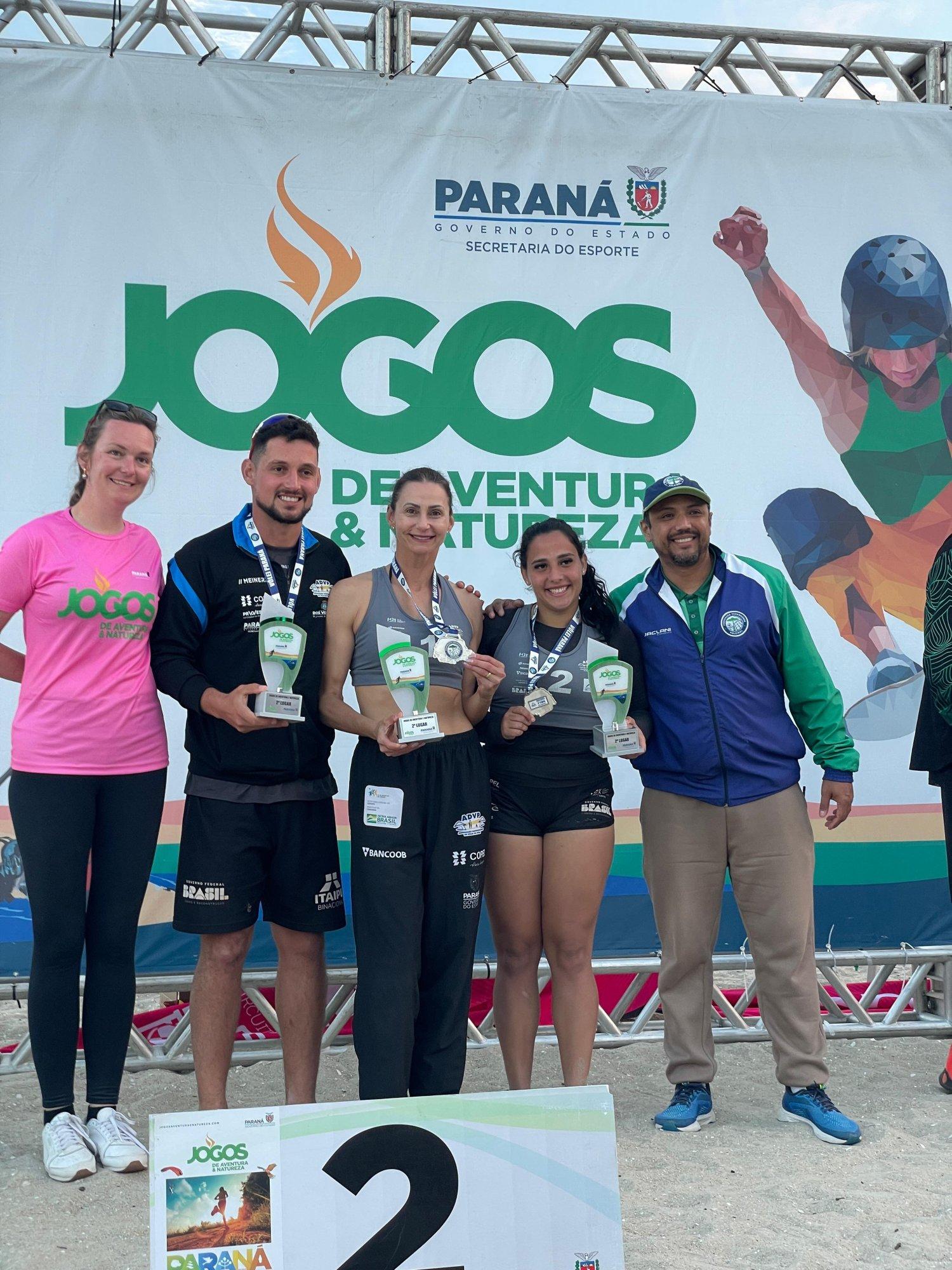 ATLETA DUOVIZINHENSE ESTREIA E BRILHA NO CAMPEONATO PARANAENSE DE VÔLEI DE PRAIA