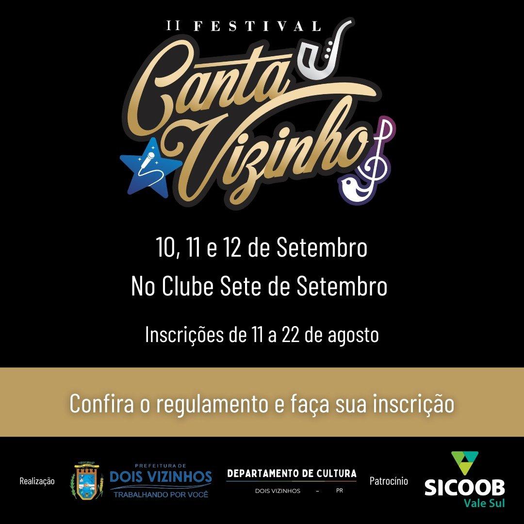 VEM AÍ O BRILHO E A EMOÇÃO DO III CANTAVIZINHO