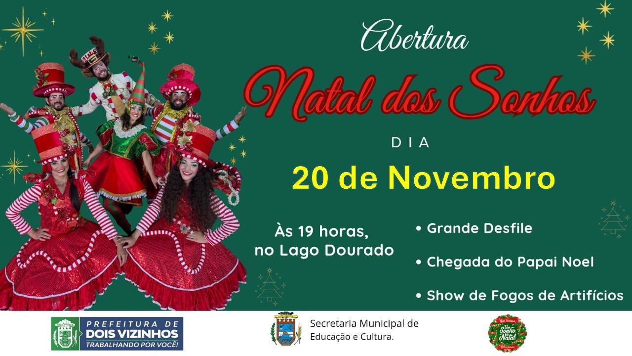 ABERTURA DO NATAL ILUMINADO É ADIADA PARA 20 DE NOVEMBRO