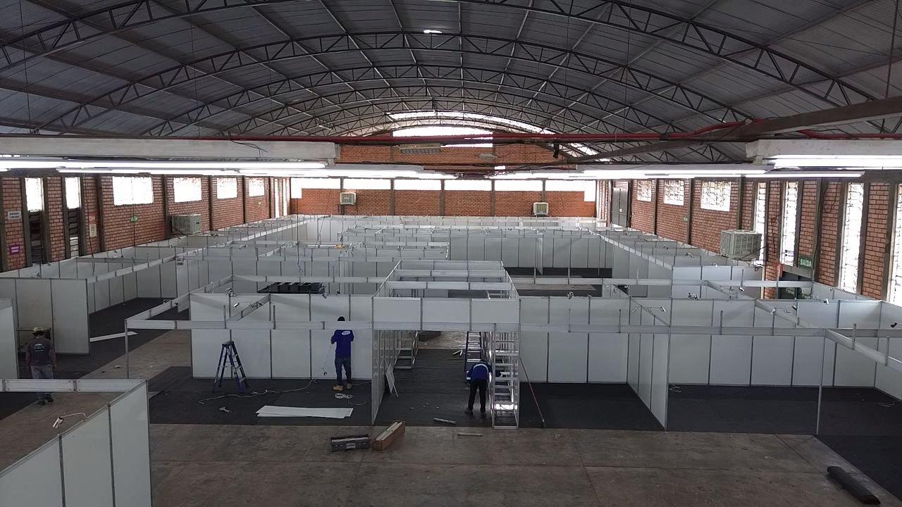 MONTAGEM DOS ESTANDES DA EXPOVIZINHOS JÁ COMEÇOU!