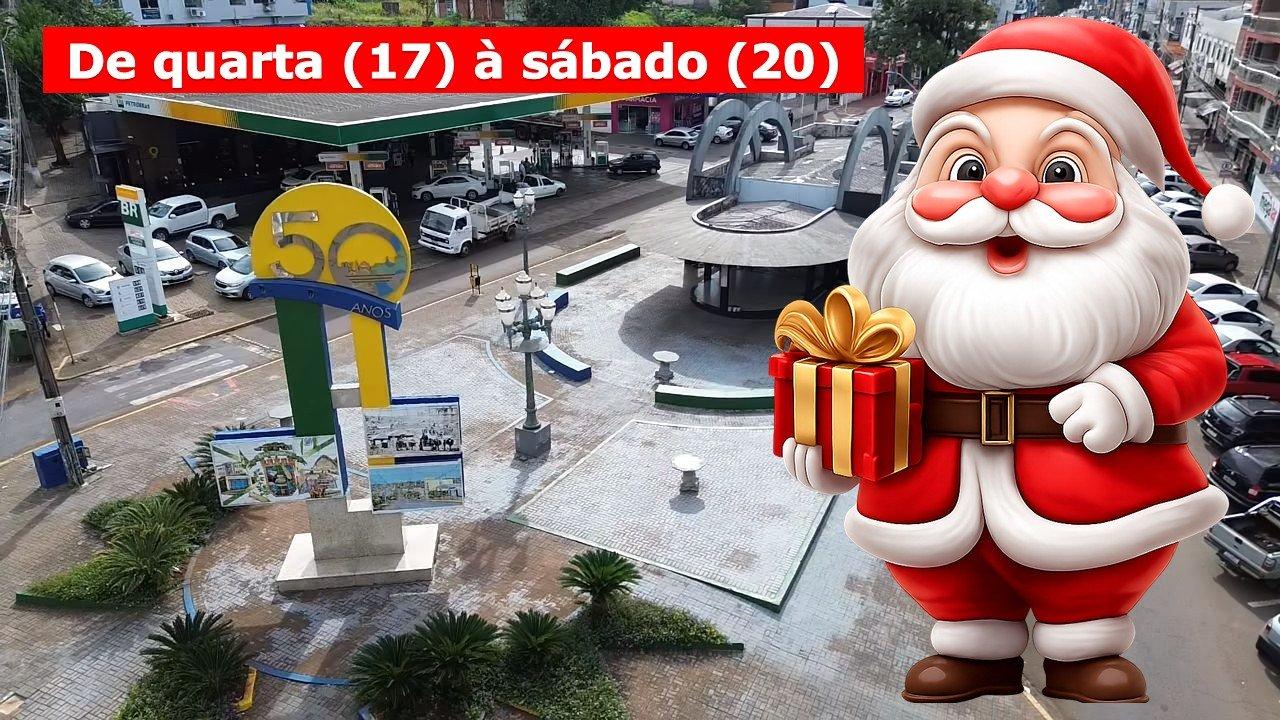 PAPAI NOEL FAZ TEMPORADA ESPECIAL NA PRAÇA DA AMIZADE